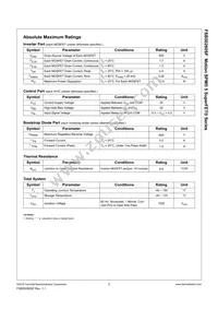 FSB50260SF Datasheet Page 3