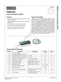 FSB50325 Datasheet Cover