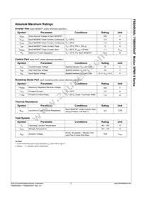 FSB50550A Datasheet Page 3