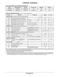 FSB50650B Datasheet Page 2