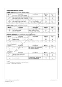 FSB50660SFS Datasheet Page 3