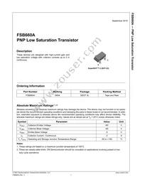 FSB660A Datasheet Page 2