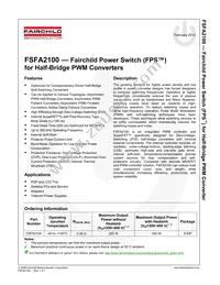 FSFA2100 Datasheet Page 2