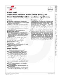 FSQ0765RSLDTU Datasheet Page 2