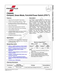 FSQ500L Datasheet Page 2