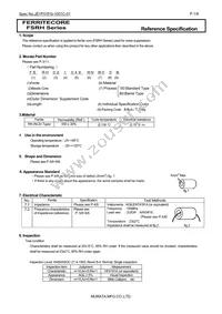 FSRH091160RN000T Datasheet Cover