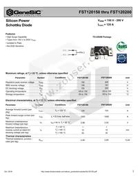 FST120200 Datasheet Cover