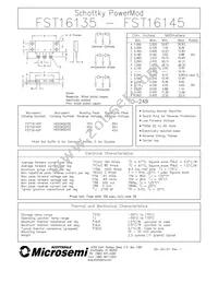 FST16145D Datasheet Cover