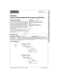 FST16233MEAX Datasheet Page 2