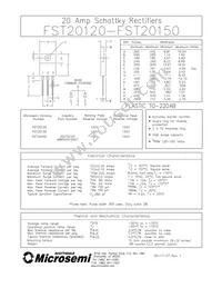 FST20150E3 Datasheet Cover