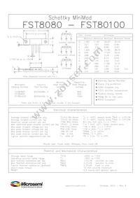 FST80100D Datasheet Cover