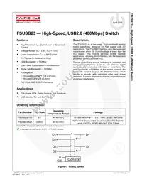 FSUSB23L10X Datasheet Cover