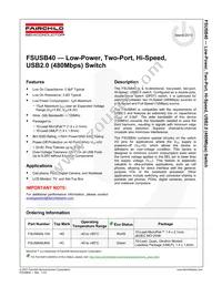 FSUSB40L10X Datasheet Page 2