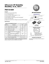 FSV15150V Datasheet Cover