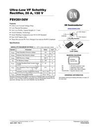 FSV20150V Datasheet Cover