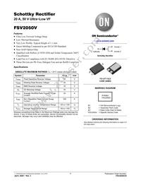 FSV2050V Datasheet Cover