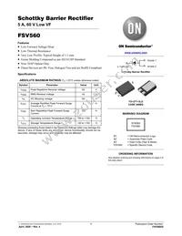 FSV560 Datasheet Cover
