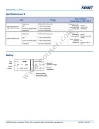 FT0H105ZF Datasheet Page 6