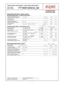 FT150R12KE3G_B4 Datasheet Page 2