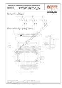 FT150R12KE3G_B4 Datasheet Page 7