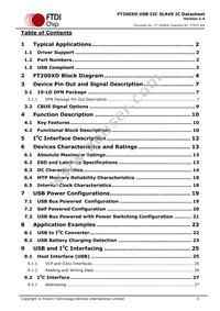 FT200XD-R Datasheet Page 5