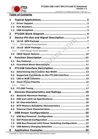 FT220XQ-R Datasheet Page 5