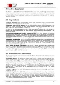 FT221XQ-T Datasheet Page 12