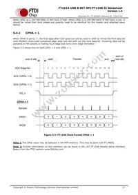 FT221XQ-T Datasheet Page 17