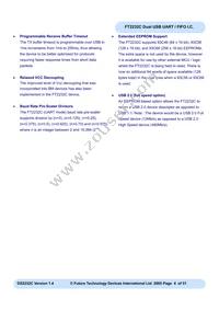 FT2232C-REEL Datasheet Page 4