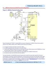 FT2232C-REEL Datasheet Page 21
