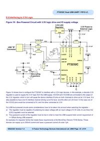 FT2232C-REEL Datasheet Page 23