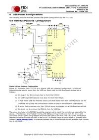 FT2232D-TRAY Datasheet Page 21