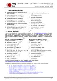 FT2232H-56Q-REEL Datasheet Page 2
