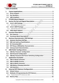 FT230XQ-T Datasheet Page 5