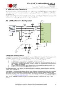 FT231XQ-R Datasheet Page 22