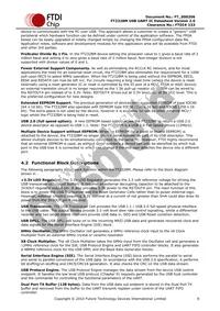 FT232BM-REEL Datasheet Page 9