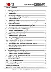 FT232BQ-REEL Datasheet Page 4