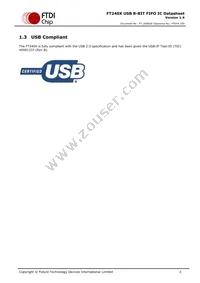 FT240XS-R Datasheet Page 3