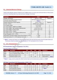 FT245BL-TRAY Datasheet Page 13