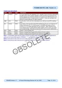 FT245BM Datasheet Page 10