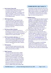 FT245BQ-REEL Datasheet Page 6