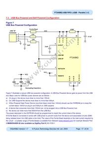 FT245BQ-REEL Datasheet Page 17