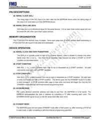 FT24C02A-FPR-T Datasheet Page 4