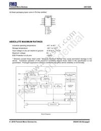 FT24C128A-UTG-T Datasheet Page 2