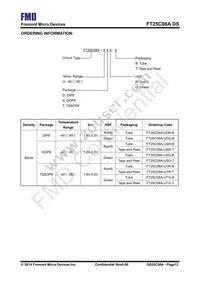FT25C08A-UTR-B Datasheet Page 12