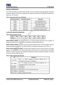 FT25C16A-UTR-B Datasheet Page 5