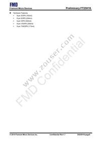 FT25H16T-RB Datasheet Page 5