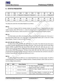 FT25H16T-RB Datasheet Page 12