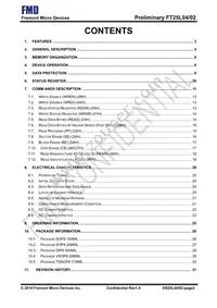 FT25L04S-RT Datasheet Page 2