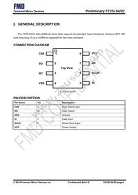 FT25L04S-RT Datasheet Page 4